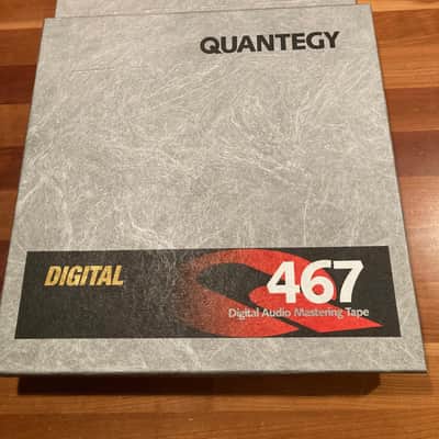Quantegy 467 1/2" Digital Audio Tape- New in box w/ sealed cellophane. From original owner - stored in Professional Studio tape library image 3