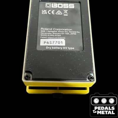 Boss SD-1 Super OverDrive (Silver Label) 1997 - Present - Yellow - X16703 image 7
