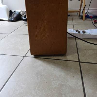 Fender  1960 Tweed Deluxe Clone Cutom build 1990s - Naturally Worn Shellaced Tweed image 5
