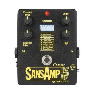 Tech 21 SansAmp Classic Guitar Preamp DI Pedal image 1