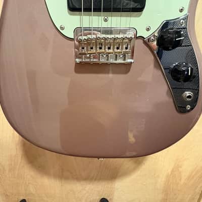 2020 Fender Player 90 Mustang Electric Guitar, Burgundy Mist Metallic, Pau Ferro Fingerboard MIM image 2