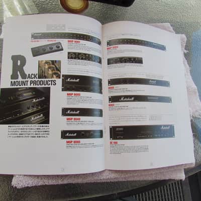 Marshall Amplifier Catalog With Price List From Japan Cool Marshall Amplifier Catalog W/Pricelist In Japanese image 5