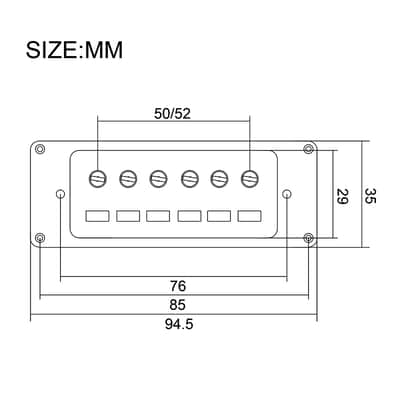 Mini Humbucker Neck Guitar Pickup image 5