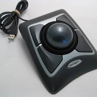 Kensington Expert Trackball USB Mouse #K64325 Scroll Wheel Black/Silver image 2