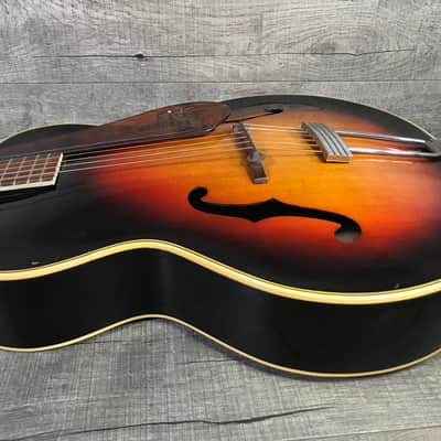 Harmony Marwin Jewel Archtop 1940's Sunburst image 5