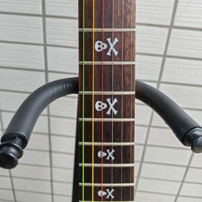 Edwards by ESP E-AS-36SM Skull Inlay - Anchang Star Sex Machineguns - MINI - Rare! image 4