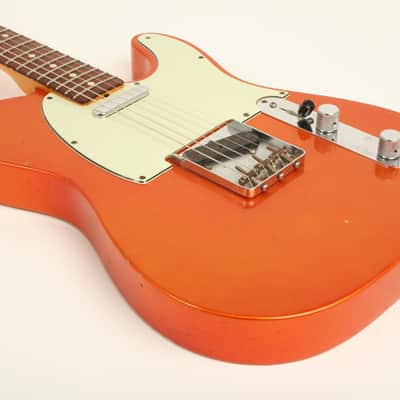 Fender Custom Shop 60's Telecaster Journeyman Relic Candy Tangerine 2014 Pre-Owned image 9
