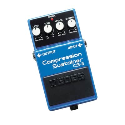 BOSS CS-3 Low-Noise Design Level, Tone, Attack, and Sustain Controls Compressor/Sustainer Pedal for Guitarists and Bassists image 5