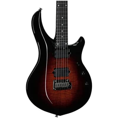 Sterling by Music Man MAJ200XFM Majesty Electric Guitar, Tiger Eye, Open Box (Very Good) image 7