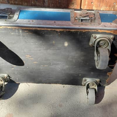 A&S Anvil large flight  Road Case 22 x 14 base dimenions 1980 - Blue imagen 3