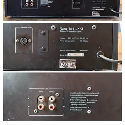 Nakamichi LX-3 Rare Vintage Stereo Cassette Deck Serviced Working Warranty image 17