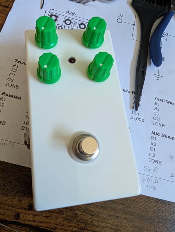 Hand assembled tape input type fuzz clone Hand | Reverb Canada
