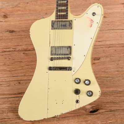 Gibson Custom Shop Murphy Lab '64 Johnny Winter Signature Firebird V Polaris White Aged 2021 image 2