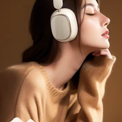 M12 Bluetooth Wireless Over-Ear Headphones with ANC Noise Cancellation, Long Battery Life image 8