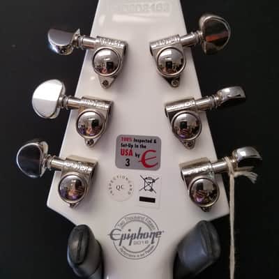 Epiphone Brendon Small Snow Flying V Falcon LTD 2016 White Burst image 8