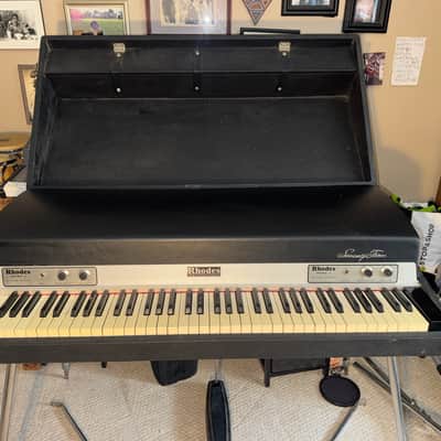 1976 Fender Rhodes Mark I Stage Piano (73-Key) — Special Factory Stereo Output-Janus I image 9