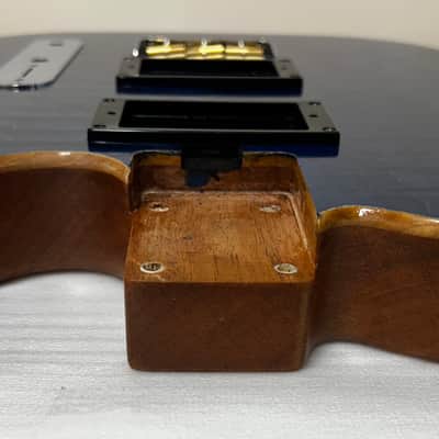 Custom Tele-Style Body 2021 - Blue sealed w\Tru Oil image 6