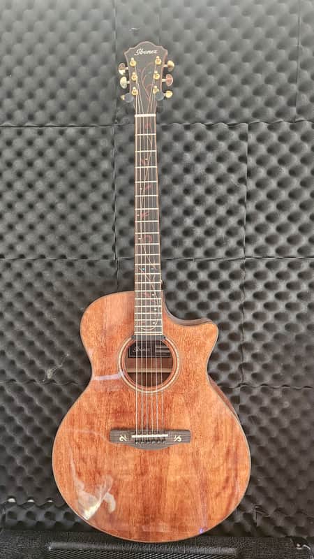Ibanez Ibanez AE295LTD AE Acoustic-Electric 2022 - Present - Flamed Okuome Natural