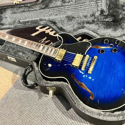 Gibson ES-137 Classic Blue Burst 2003  [USED][GTK017] image 16