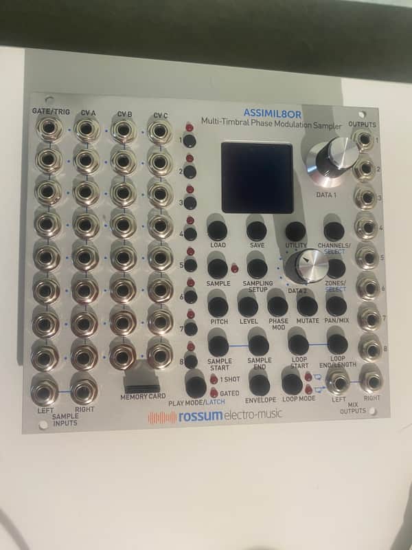 Rossum Electro-Music Assimil8or Multi-Timbral Phase Modulation Sampler Eurorack Module