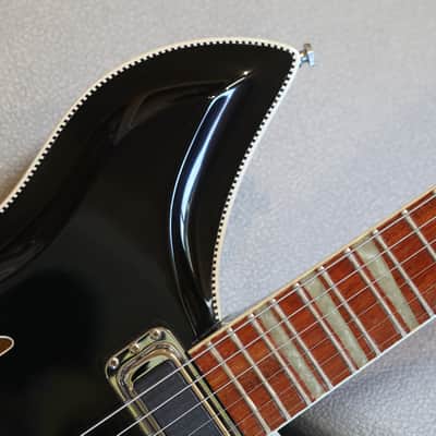 Minty! 1995 Rickenbacker 381JK John Kay Signature #233 of 250 Semi-Hollow Electric Guitar JetGlo + COA OHSC image 4