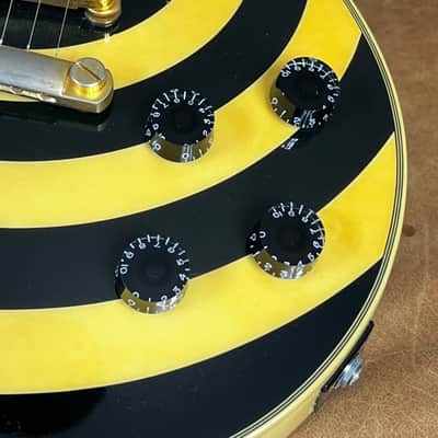 RARE 2003 Epiphone Les Paul Custom Zakk Wylde Signature | Antique Ivory with Bullseye image 5