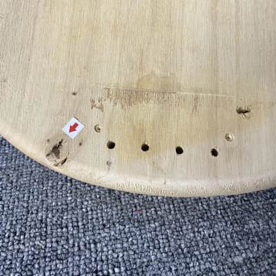 Solid Basswood 4 String StingRay Style Bass Body image 3