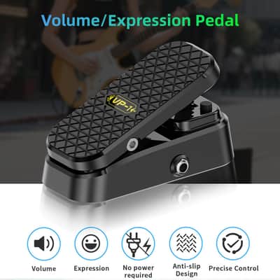 Volume Expression Pedal Expression EXP & Passive Volume 2-in-1 Dual Control Guitar Effects Pedal Silent Buffer Metal Chassis Stereo Interface for Guitar Bass image 5