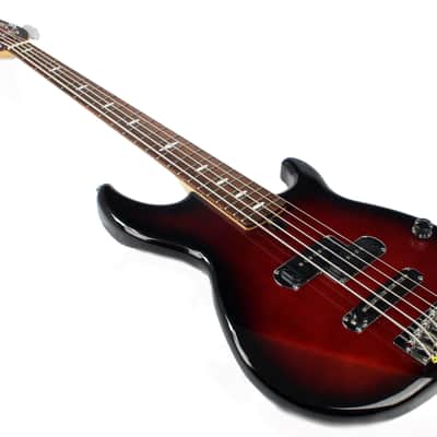 Yamaha BB415 5 String Bass Guitar in Wine Red image 4