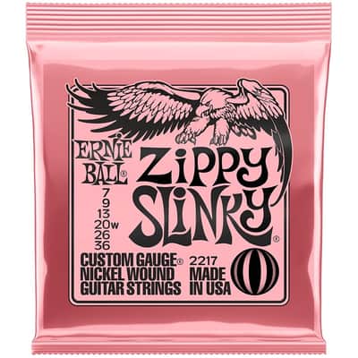 Ernie Ball Guitar Strings Zippy Slinky Nickel Wound Electric 7-36 Gauge image 1