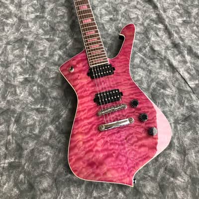 Iron Label Guitars Leonidas 7 String 2025 - Transparent Pink image 2