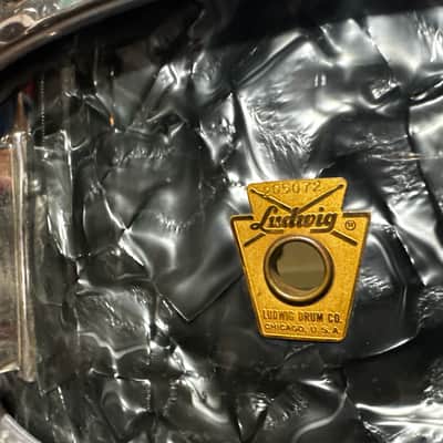 Ludwig Pioneer Snare Drum In Black Diamond Pearl image 7
