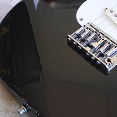 1983 Fender Japan "Dan Smith" Two-Knob Stratocaster (Black) image 4