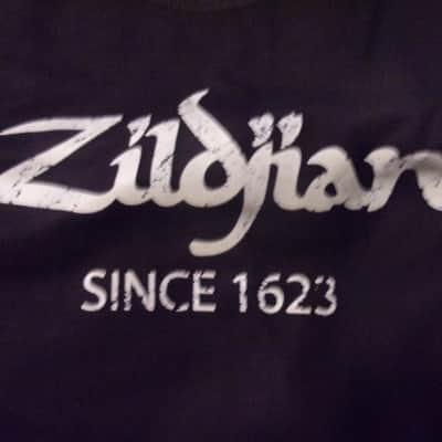 Zildjian Since 1623 Cymbal Black adult XL Transfer T shirt image 1