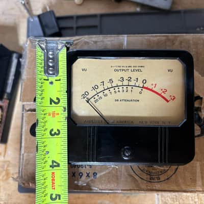 Amplifier Co Of America 4.5” VU Meter NOS Never Used. No issues image 2