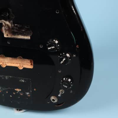 Black P Bass Body Unknown Maker Plywood image 5