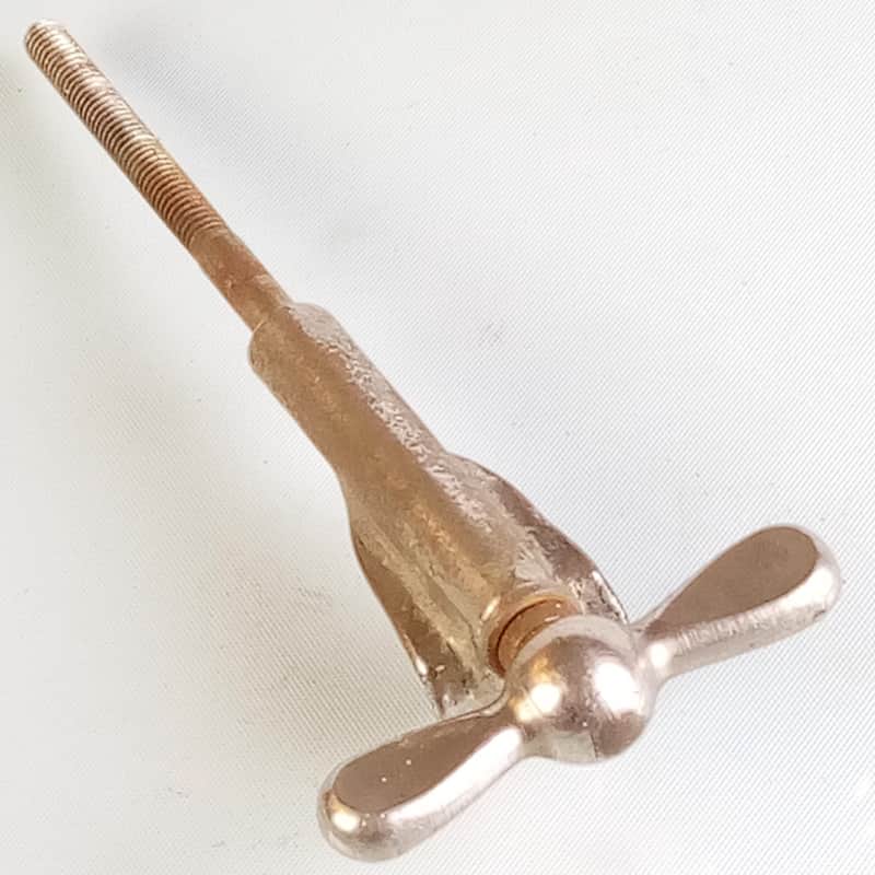 Leedy&Ludwig "L"Stamp Flat-Wing Bowtie Bass-Drum Tension T-Rods+Claws Bow-Tie US image 1