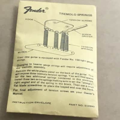 RARE Fender American Vintage Lefty Tremolo Strat Bridge Block SRV Signature 1996 Stratocaster image 3