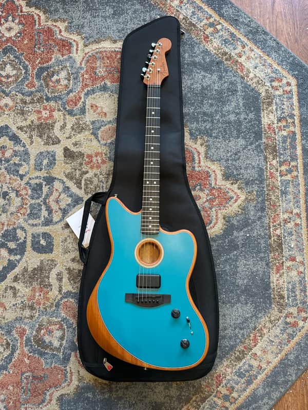Fender American Acoustasonic Jazzmaster 2021 - Present - Ocean Turquoise