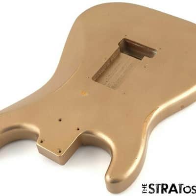 Fender Vintera Road Worn 60s Stratocaster Strat BODY, 1960s Firemist Gold image 4