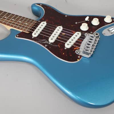 2022 G&L Fullerton Deluxe Legacy USA Lake Placid Blue Metallic w/ Gig Bag image 8