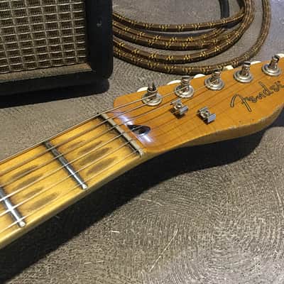 Relic Fender Telecaster (Partscaster) Electric Guitar Road Worn Red by Nate's Relic Guitars image 8