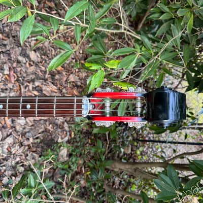 Immagine 1967 Ampeg AEB-1 - Electric Scroll Bass - Black/Red Sunburst - #609 of 750 - OHSC - 2