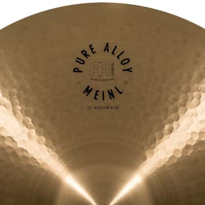 Meinl Pure Alloy Traditional Medium Ride Cymbal 22" image 4