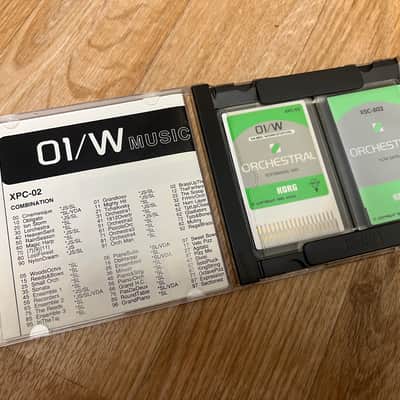 Korg 01/w / 01r/W | XSC-2S Orchestral | PCM Wavefrom + Data Card set BOXED image 4