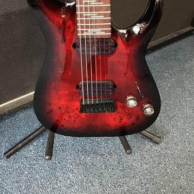 Schecter OMEN ELITE 7 CHERRY BURST LATE 2000’s - CHERRY BURST image 2