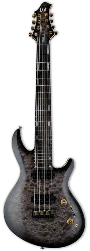 ESP LTD JR-608 Fade Blue Sunburst w/Case (B Stock) image 1