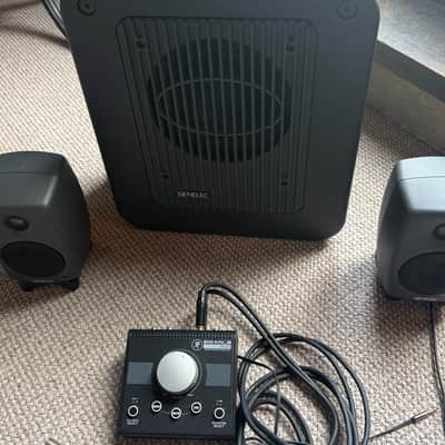 Genelec Genelec 2.1 Studio Monitor System – 2x 8010A + 7040A Sub + Mackie Big Knob image 3