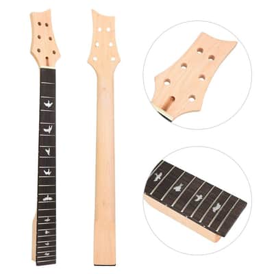 Electric Guitar Neck, 22 Frets Solid Wood Blackwood Fingerboard Replacement Guitar Neck for Guitar Repair Customization Beginners Professionals Musicians image 4