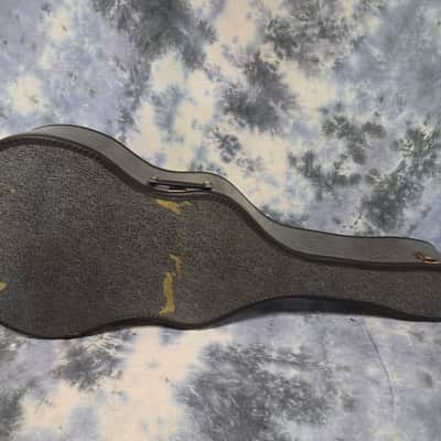 Vintage RARE 1960's Unbranded Airline Silvertone Gray 15 1/2 x 38 1/2 Inch Soft Shell Guitar Case image 2